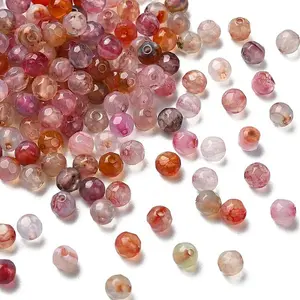 200Pcs Natural Agate Beads