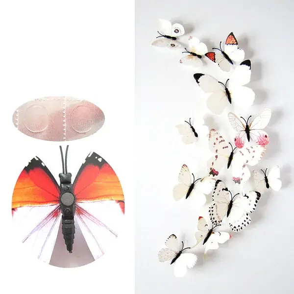 Artificial Plastic Butterfly Decorations