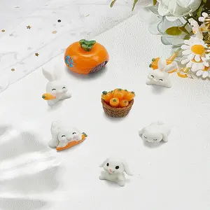 8Pcs 8 Styles Resin Statue