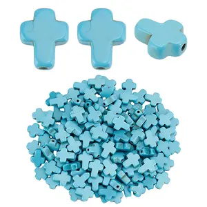 150Pcs Synthetic Turquoise Beads Strands