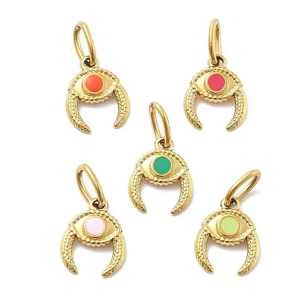 304 Stainless Steel Enamel Pendants