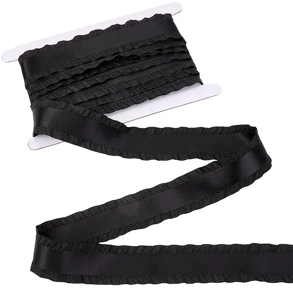 10 Yards Polyester Ruffled Lace Ribbon