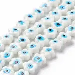 Handmade Evil Eye Lampwork Beads Strands