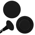2PCS Cloth with Soft Nap Mute Cap