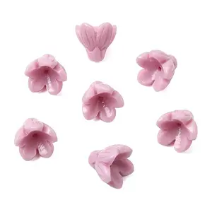 Dyed Synthetic Coral Carved Beads