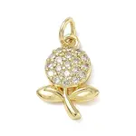 Brass with Rhinestone Pendants