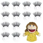 12Pcs Acrylic Craft Eyelash