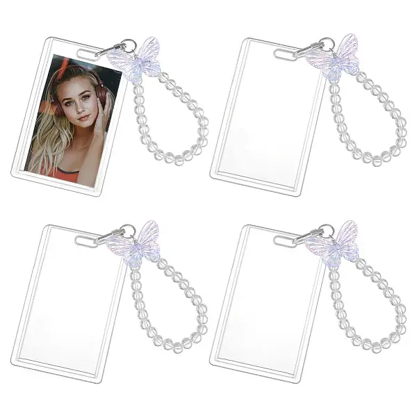 Rectangle Plastic ID Card Holder