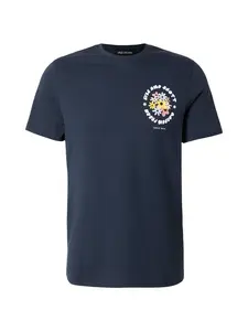 Lyle & Scott Tričko 'Nature'  námornícka modrá / žltá / púdrová / biela