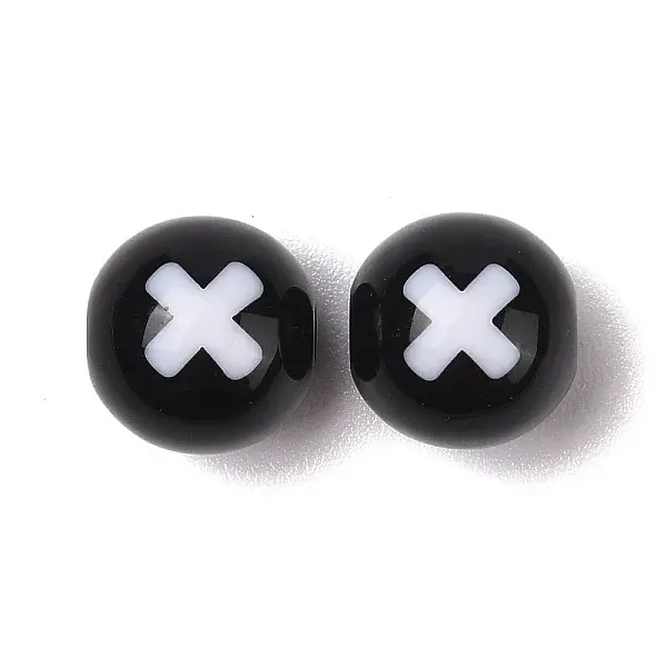Two-tone Acrylic Beads