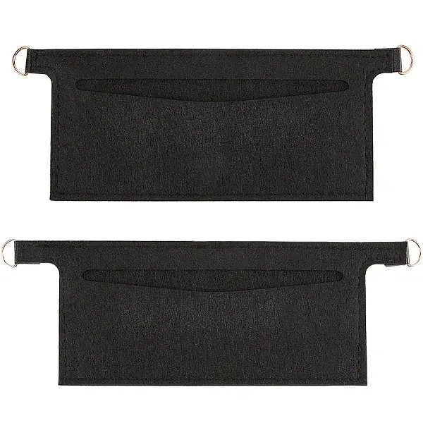 2Pcs 2 Colors Felt Purse Organizer Insert