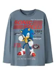 NAME IT Tričko 'NKMATTI SONIC'  nebesky modrá / tmavomodrá / červená