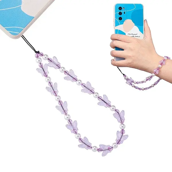 Acrylic Beaded Phone Lanyard