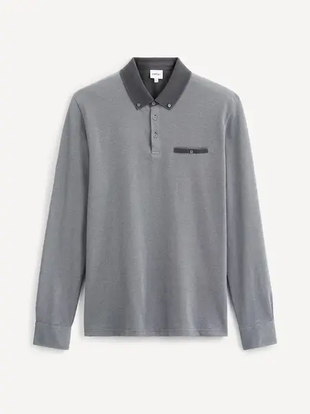 Pánské triko s dlouhým rukávem Celio Comfort