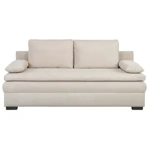 Carryhome ROZKLÁDACÍ POHOVKA, textil, béžová