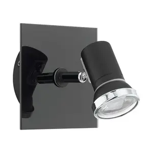 Eglo NÁSTĚNNÉ KOUPELNOVÉ SVÍTIDLO, 12/12 cm