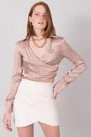 Béžová halenka s límečkem BSL