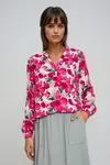 Dámska košeľa Marisse L-KO-4906 Fuchsia