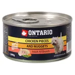 ONTARIO Konzerva kuracie kúsky a nugetky 200 g