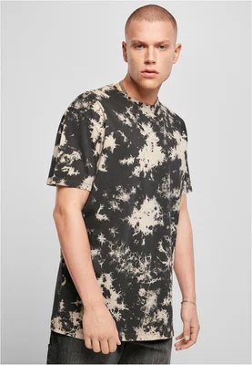 Oversized Bleached Tee černé