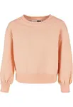 Dívčí Oversized Barva Melange Crewneck papaya melange