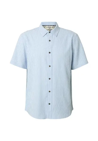 INDICODE JEANS Košeľa 'Bimme'  modrá / pastelovo modrá