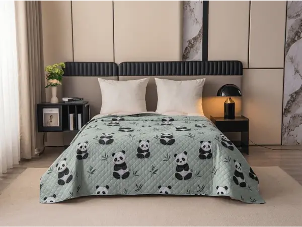 Přehoz na postel PANDA RELAX zelený Rozměr: 170 x 210 cm