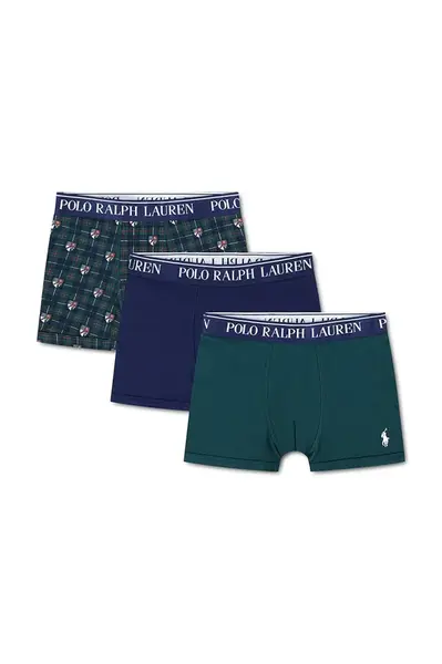 Polo Ralph Lauren  přiléhavé boxerky dětské bavlněné s elastanem 3-pack