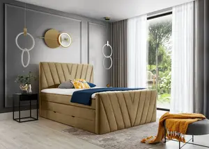 Boxspring Candice Rozměr: 160 x 200 cm, látka: Nube 20