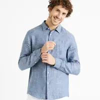Celio Lněná košile Daflix - Pánské