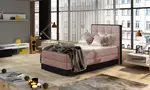 Boxspring Aster 90 látka: Omega 91/ Soft 11, Varianta: Pravá