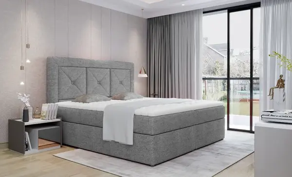 Boxspring Idris Rozměr: 180 x 200 cm, látka: Sawana 21