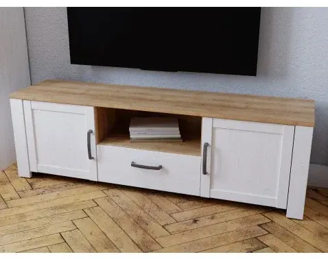 TV skříňka Bohol, modřín/dub riviera