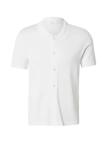 DAN FOX APPAREL Tričko 'Ron'  biela