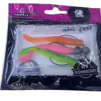 LK Baits Predátor kompletní set Long John  v dipu 9 cm, 3ks