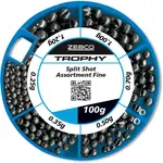 Zebco sada bročků trophy split shot assortment fine - 100 g