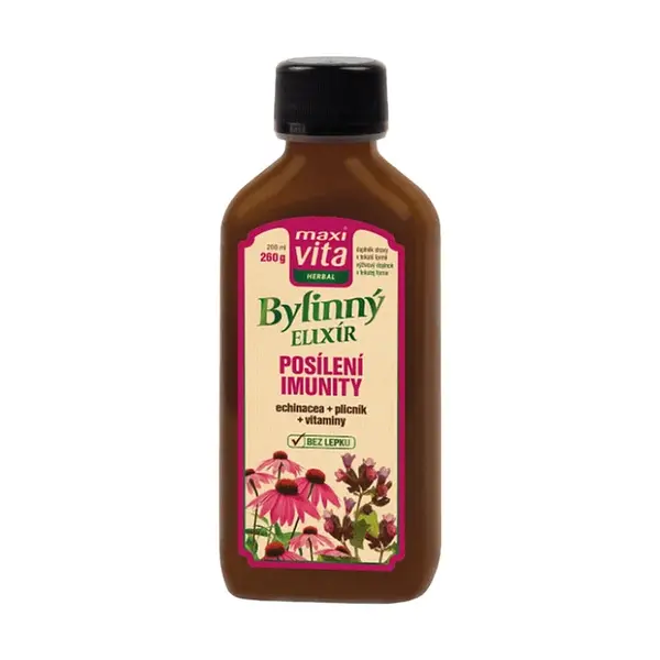 MAXI VITA Herbal Bylinný elixír Posílení imunity 200ml