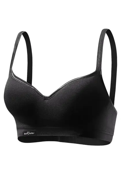 LASCANA ACTIVE Športová podprsenka  čierna