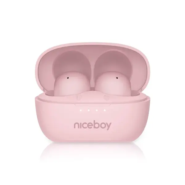 Niceboy Bezdrátová sluchátka Podsie 4 POP Pink