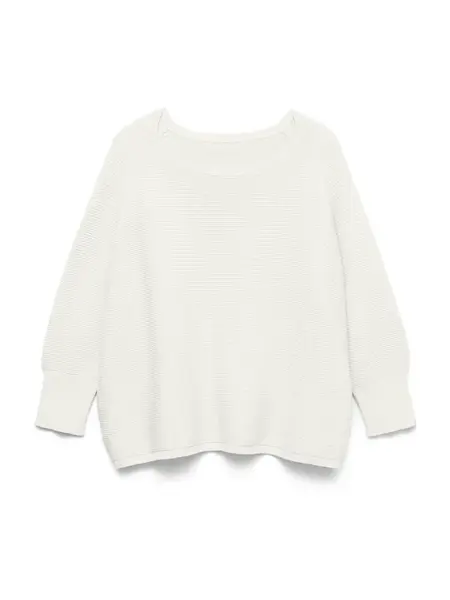 VERO MODA Sveter 'VMNew Nora'  šedobiela