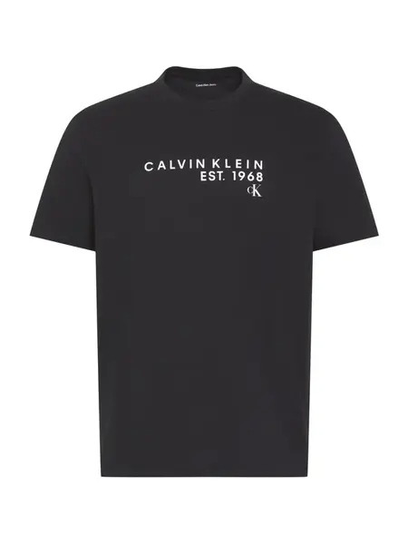 Calvin Klein Jeans Tričko  čierna / biela