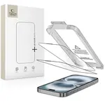 Tech-Protect Quick Set 2x ochranné sklo na iPhone 17, čierne