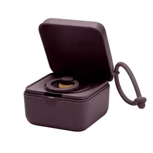 BIBS krabička na cumlíky - Plum