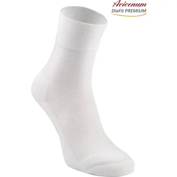 AVICENUM Diafit Premium ponožky biele warm - Veľkosť 36-39