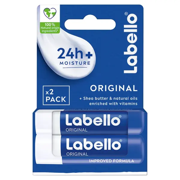 Nivea Labello Balzam na pery Classic dvojbalenie
