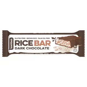 BOMBUS Rice bar hořká čokoláda 18 g