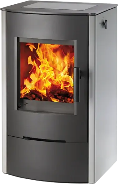 Haas+Sohn Krbové kachle Firepot, nerez