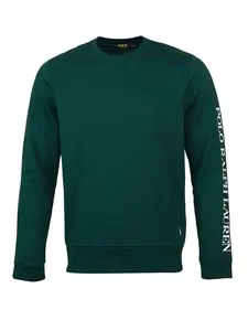 Polo Ralph Lauren Tričko  tmavozelená / biela