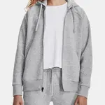 Under Armour Mikina UA Rival Fleece FZ Hoodie-GRY - Dámské