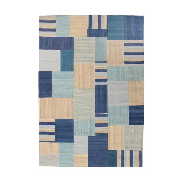 Kayoom BĚHOUN, 80/150 cm, vícebarevná, modrá